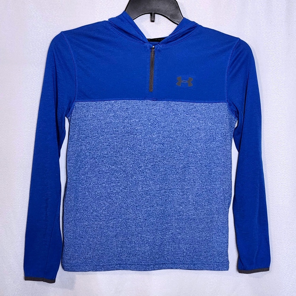 Under Armour Threadborne HeatGear Lightweight Hooded Pullover‎ Youth Boys Large